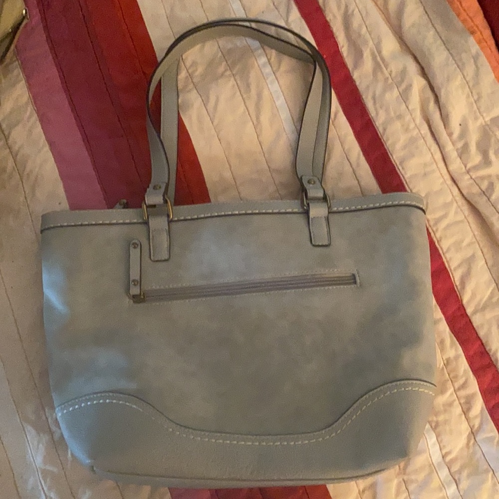 *B.O.C Trampton Tote Handbag Light Gray - Picture 2 of 4